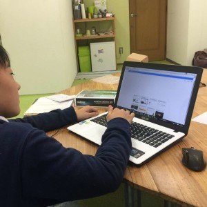 パソコンで検索