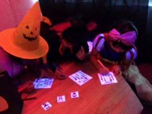 キッズクラスのハロウィーンパーティー